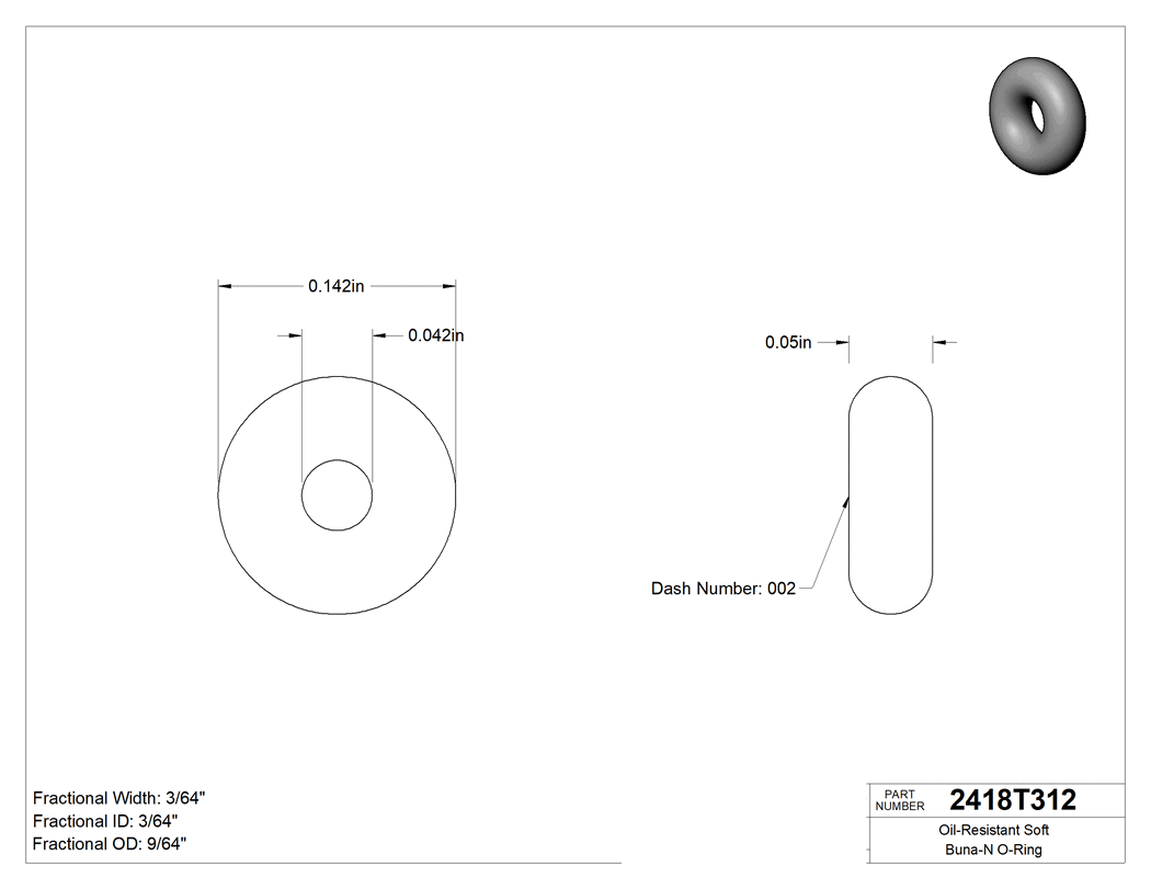 Technical drawing - 2418T312